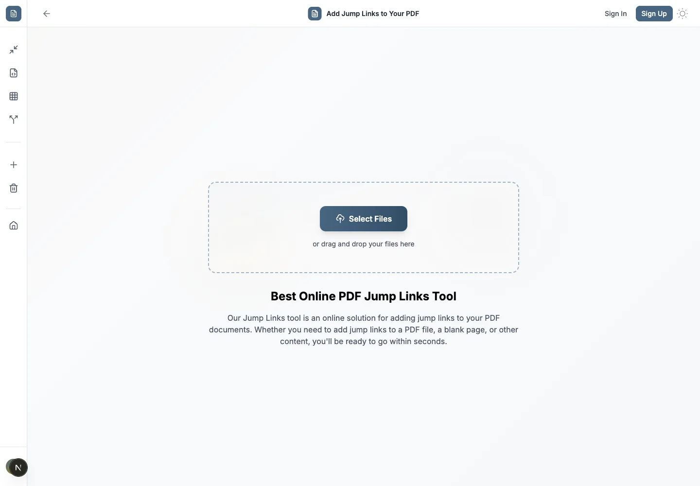 Upload Your PDF Document